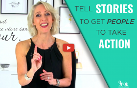 You want people to take action – tell stories... here's why