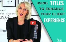 Use titles to enhance your clients experience